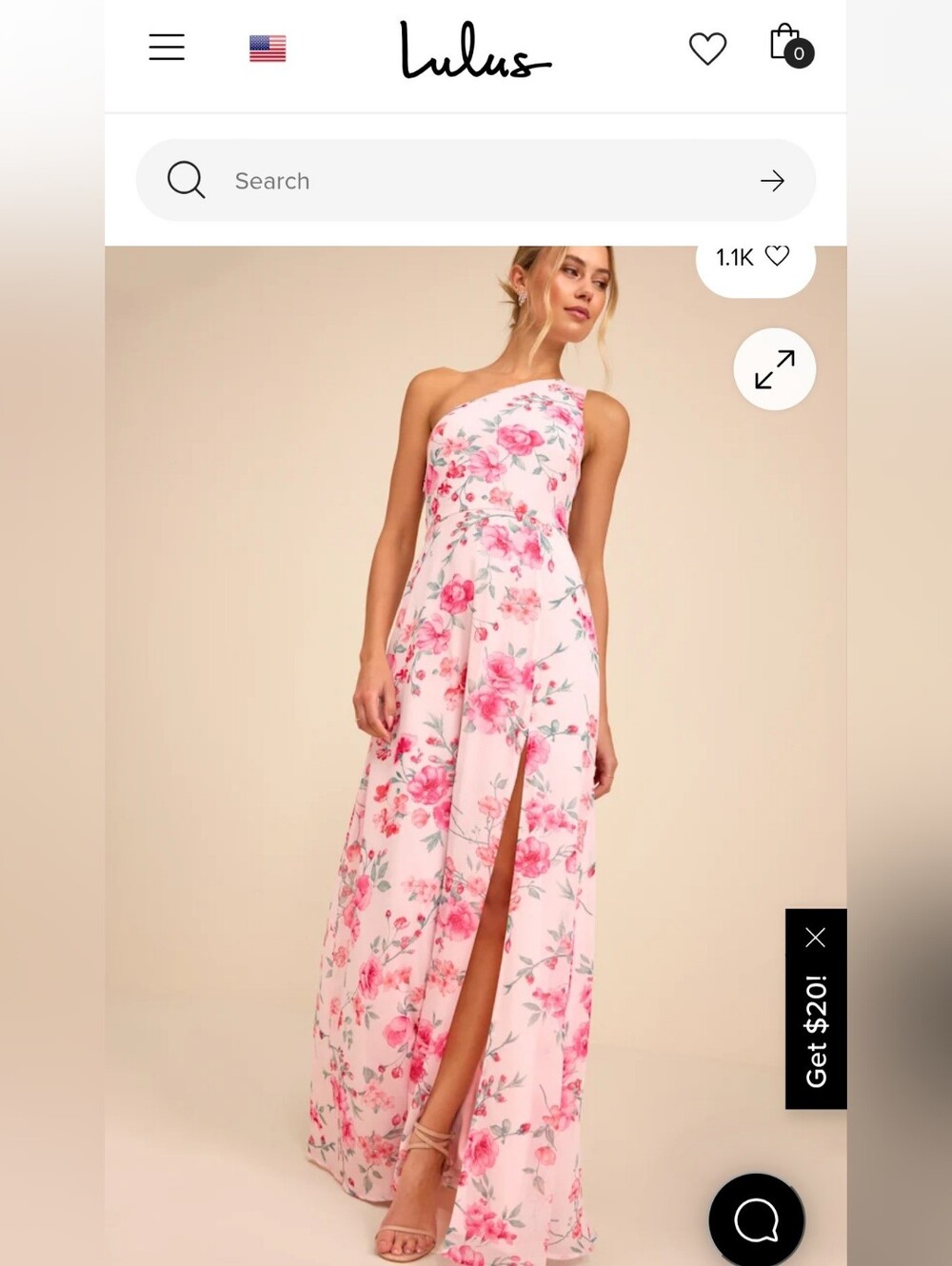 Womens Floral Dress 1x
